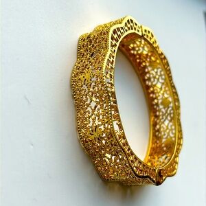 #Gold 24k Gold Plated 1pc #Bangle #Bracelet #costume #jewelry